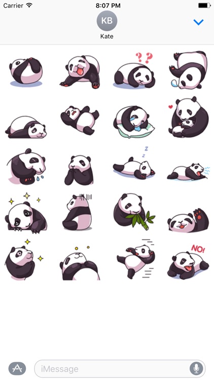 Lazy Panda - Fx Sticker