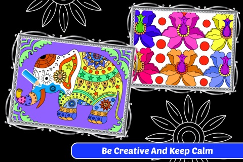 Enchanted Forest Art Class- Coloring Book for Adults with Stress Relieving Patterns screenshot 3
