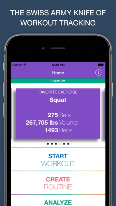 GYMINUTES - SWISS ARMY KNIFE OF WORKOUT TRACKING screenshot 2