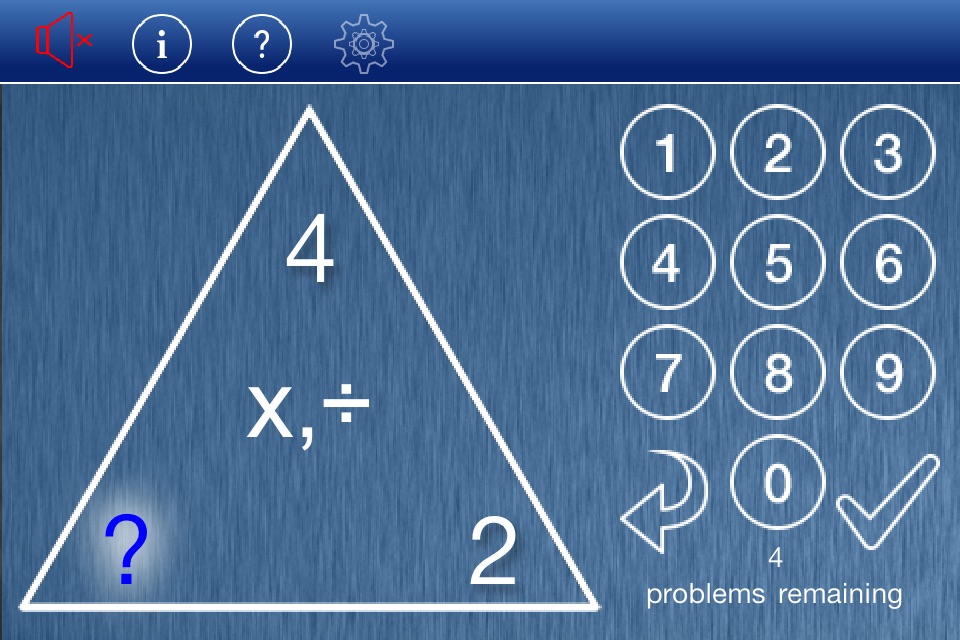 Fact Triangles screenshot 2