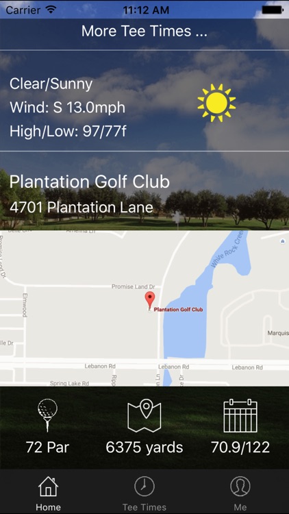 Plantation Golf Club Tee Times