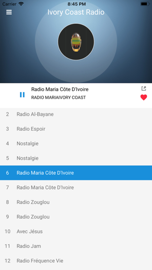 Ivory Coast Radio Station FM(圖2)-速報App