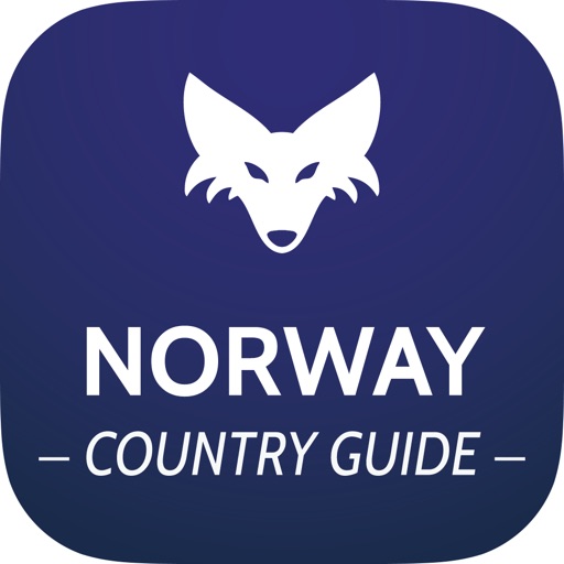 Norwegen - Reiseführer & Offline Karte Icon