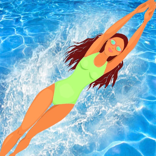 American Gymnastic Girl Swim-ming : Back-flip Elite swinging Competition pro iOS App