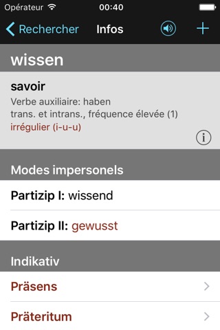 German Verbs & Conjugation screenshot 2