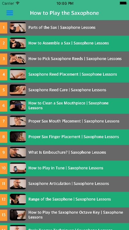 Play Saxophone Tuner - Learn How to Play Saxophone With Videos