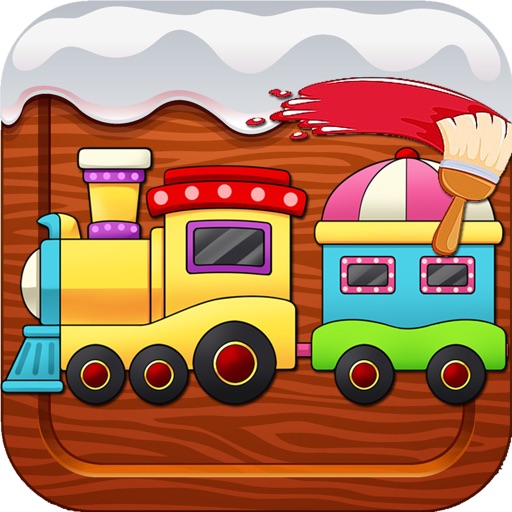 Drawing For Kid Game Train Icon
