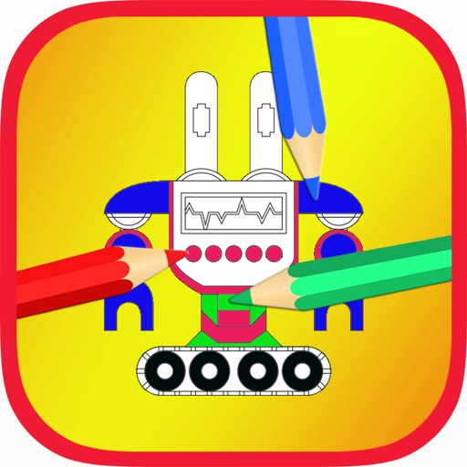 Robot Coloring Pages iOS App