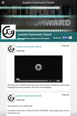 Junction Community Church screenshot 2