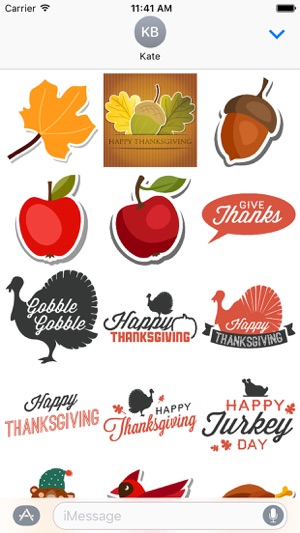 Hello Thanksgiving Stickers(圖3)-速報App