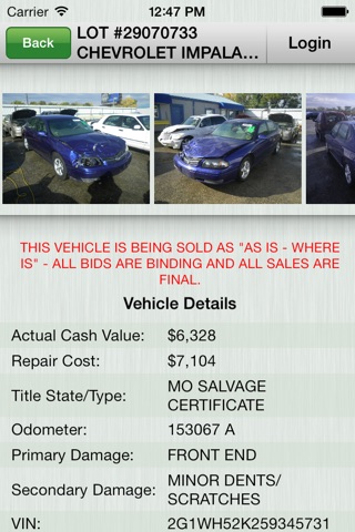 Salvage Reseller screenshot 2