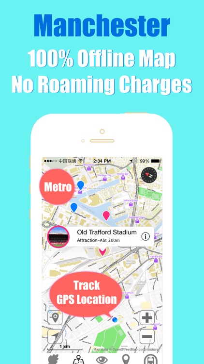 Manchester travel guide and offline city map, Beetletrip Augmented Reality England Metro Train and Walks screenshot-3