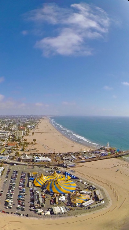 VR Santa Monica Helicopter Virtual Reality 360