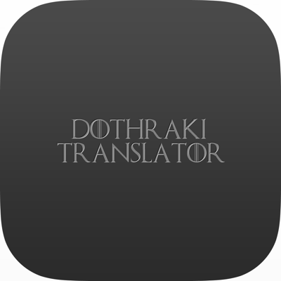 Dothraki Translator