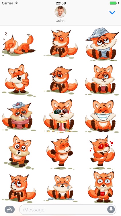 Fox - Stickers for iMessage