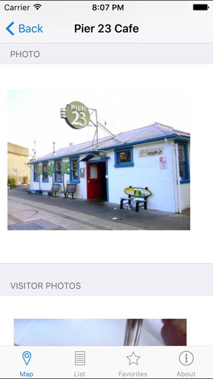 Locator for Diners, Drive-ins and Dives by MapMuse