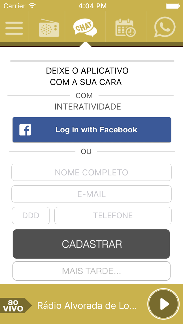 How to cancel & delete Rádio Alvorada de Londrina from iphone & ipad 3