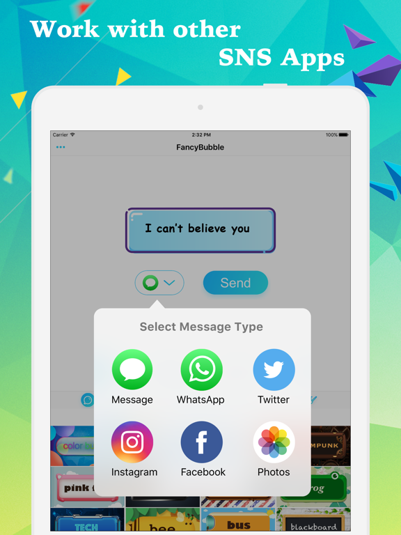 FancyBubble - Text and Emoji Themes for iMessageのおすすめ画像5