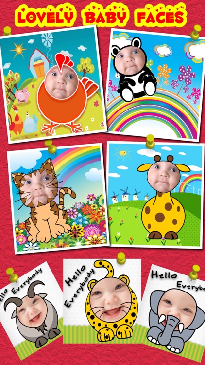 Baby Faces Photo Frames and Stickers