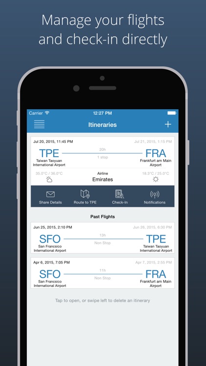 Boarding Pass - Flight Check In & Schedule Manager