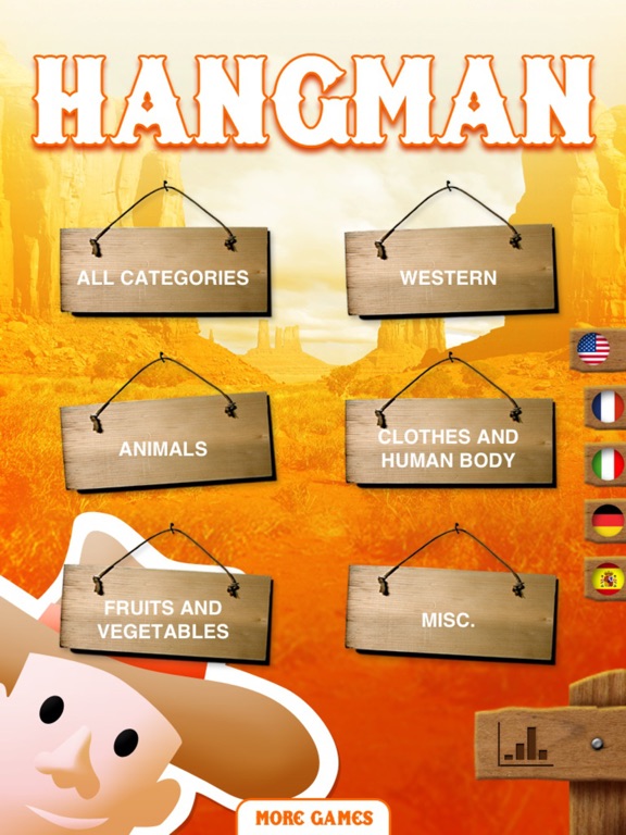 Hangman for kids HD - Classic game in 5 languagesのおすすめ画像2