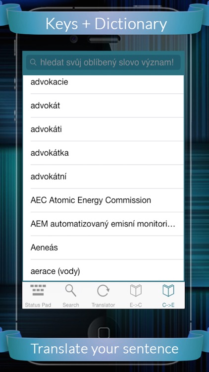 Czech Eng Dictionary + Keys