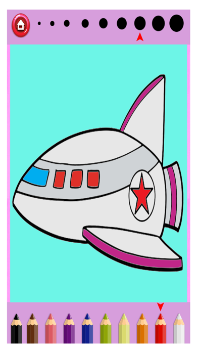 How to cancel & delete Airplanes Jets Coloring Book - Airplane game from iphone & ipad 1