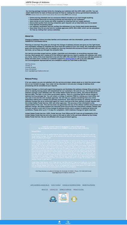 Change of Address Online