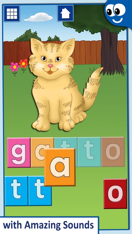 Italian First Words with Phonics: Kids Preschool Spelling & Learning Game screenshot-3