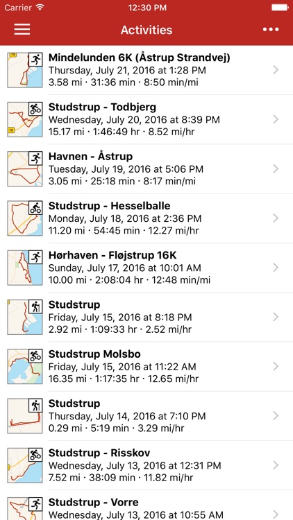 RunGap - Workout Data Manager
