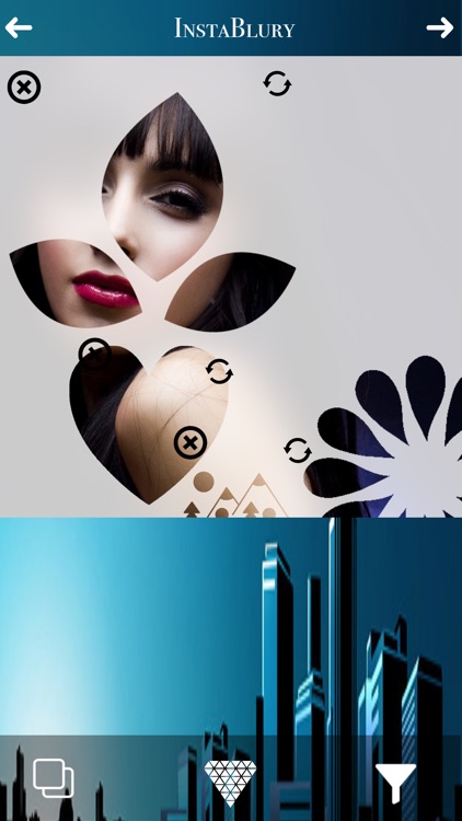 InstaBlury - blur background shape photo effect screenshot-3