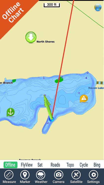 Delaware Lakes HD GPS Map Navigator