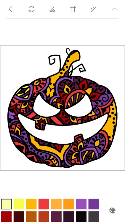 Halloween Coloring Pages Book with Scary Pictures screenshot-3