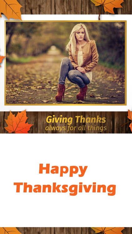 Thanks Giving Frames & Collage