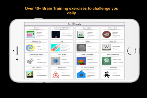 Brainturk Peak Brain Training to Elevate focus screenshot 2