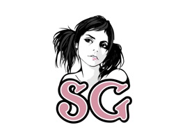 Redefine your text messages with full color photo stickers of the world famous SuicideGirls