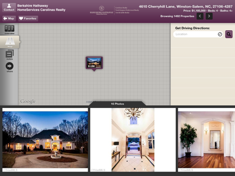 BHHS NC Real Estate for iPad screenshot 4