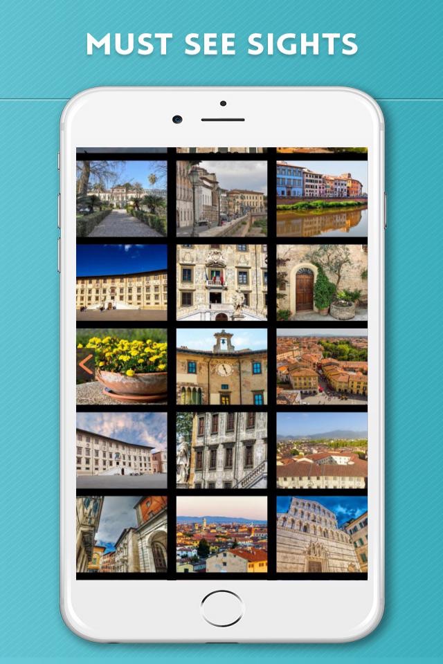 Pisa Travel Guide with Offline City Street Map screenshot 4