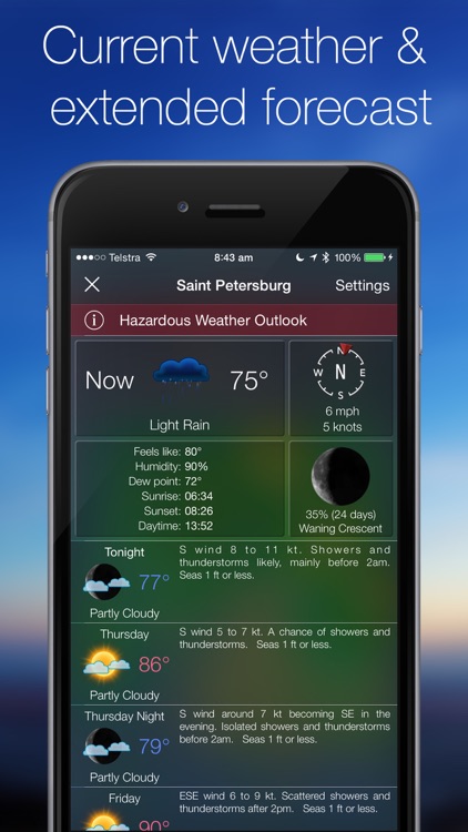 Weather Radar Map & NOAA forecast Alerts