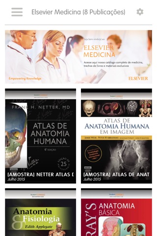 Elsevier Medicina screenshot 2