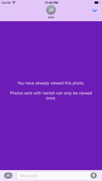 Vanish - Send Self-Destructing Photos in iMessage screenshot-3