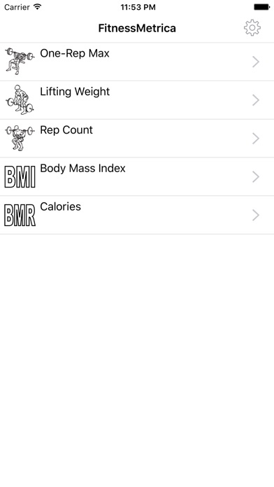 Fitness Metrica - power and dietary indicators 1.2 IOS -