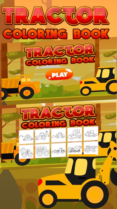 Tractor Coloring Kids Gameのおすすめ画像1