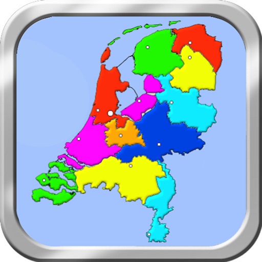 Netherlands Puzzle Map iOS App