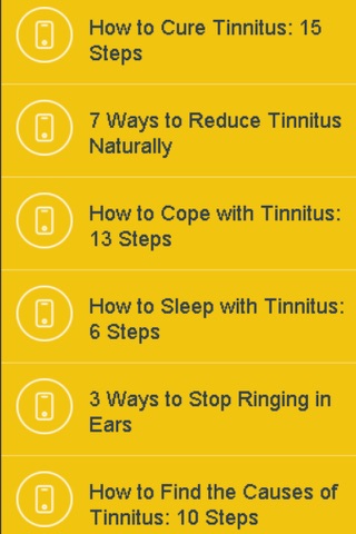 Tinnitus Treatment - How to Treat Tinnitus and Ringing in Ears screenshot 2