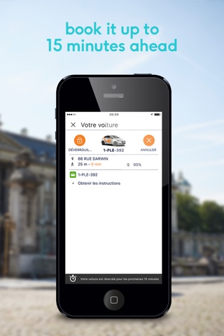 Zipcar Bruxelles screenshot 3