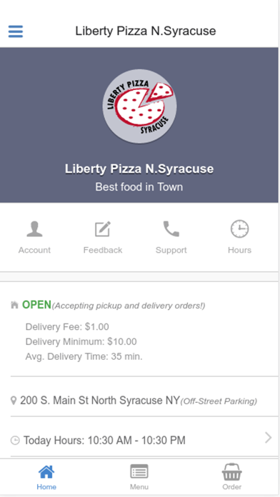 How to cancel & delete Liberty Pizza NSyracuse from iphone & ipad 2