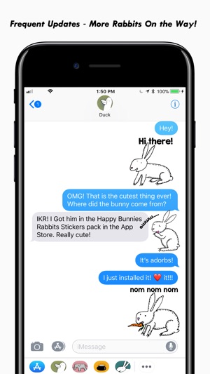 Happy Rabbits Stickers(圖1)-速報App