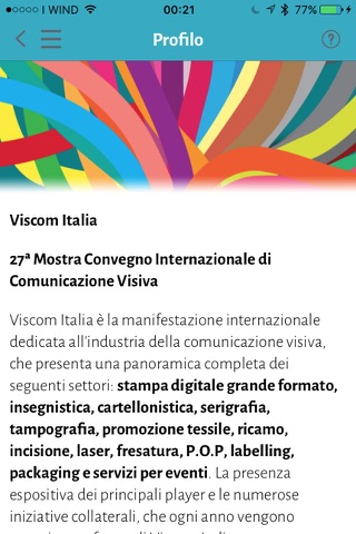 VISCOM ITALIA 2015 screenshot 2