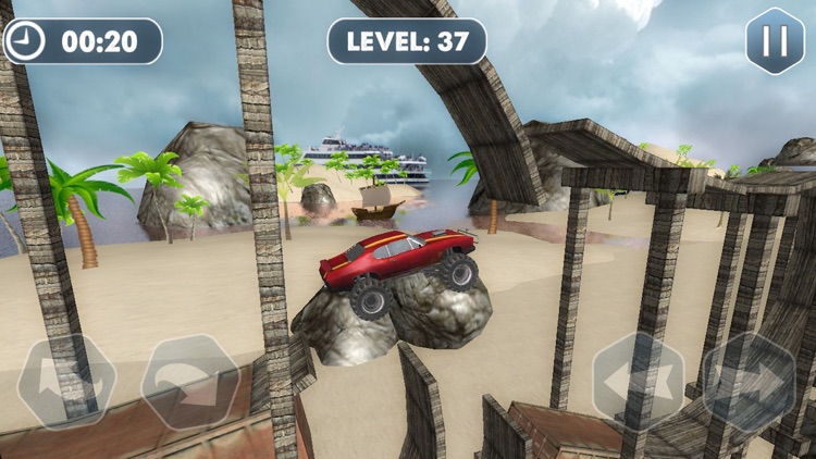 4x4 Monster Truck Crazy Stunts 3D screenshot-3